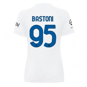 Inter Milan Alessandro Bastoni #95 Replika Udebanetrøje Dame 2023-24 Kortærmet